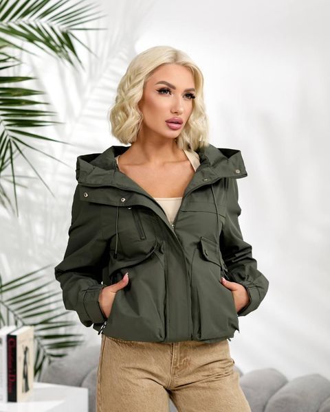 Жіноча вітровка з капюшоном (S&ndash;3XL)Стильна та практична вітровка &mdash; ідеальний вибір для міжсезоння та прохолодних днів. Модель поєднує сучасний дизайн і функціональність, забезпечуючи комфорт у будь-яку погоду.🔹 Особливості моделі:< А5822 фото